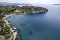 Panoramic aerial view of the beach Royalty Free Stock Photo