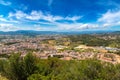 Panoramic aerial view of Blanes Royalty Free Stock Photo
