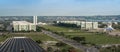 Panoramic aerial view of Brasilia - Brasilia, Distrito Federal, Brazil Royalty Free Stock Photo