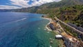 Panoramic aerial view of Chianalea homes in Scilla, Calabria - I Royalty Free Stock Photo