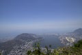 Panoramatický letecký pohľad z mesto z brazília 