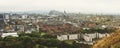 Panoramic aerial view of Edinburgh Royalty Free Stock Photo