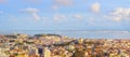 Panoramic aerial view Lisbon Portugal