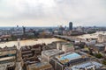 Panoramic aerial view of London Royalty Free Stock Photo