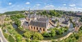Panoramic aerial view on Luxembourg City