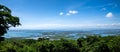 Panoramic aerial view of mangrove forests in Morrocoy National Park , Venezuela. Royalty Free Stock Photo