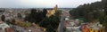 Metepec mexico main church panoramic view Royalty Free Stock Photo