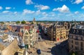 Panoramic aerial view of Oxford Royalty Free Stock Photo