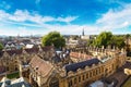 Panoramic aerial view of Oxford Royalty Free Stock Photo