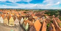 Panoramic view of Rothenburg Royalty Free Stock Photo