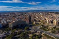 Panoramic aerial view of Tarragona, Catalonia, Spain