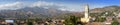 Panoramic aerial view on Trinidad with Lucha Contra Bandidos, Cuba