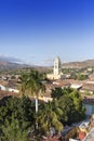 Panoramic aerial view on Trinidad with Lucha Contra Bandidos, Cuba