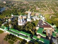 Aerial view of Trinity Lavra of St. Sergius in Sergiev Posad