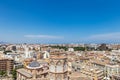 Panoramic Aerial View of Valencia City in Summer, Spain