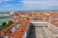 Panoramic aerial view of Venice Royalty Free Stock Photo