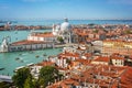 Panoramic aerial view of Venice Royalty Free Stock Photo