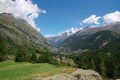 Panoramic Alpine landscape