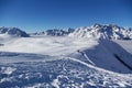 Panoramic Alps view Royalty Free Stock Photo