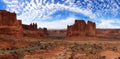 Panoramic American landscape