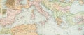 Panoramic Antique Map Royalty Free Stock Photo
