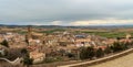 Panoramic of Artajona Royalty Free Stock Photo