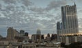 Panoramic Austin during sunset