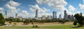 Panoramic Austin Texas skyline Royalty Free Stock Photo