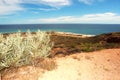 Panoramic Australian landscape - The Bay of Exmouth. Yardie Creek Gorge in the Cape Range National Park, Ningaloo.