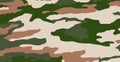 Panoramic background texture army khaki camouflage - Vector Royalty Free Stock Photo