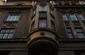 Panoramic balconies Royalty Free Stock Photo