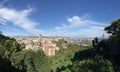 Panoramic Barcelona city view Royalty Free Stock Photo