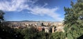 Panoramic Barcelona city view Royalty Free Stock Photo