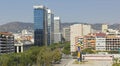 Panoramic of Barcelona Royalty Free Stock Photo