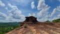 Panoramic beautiful deep forest waterfall in Thailand Royalty Free Stock Photo