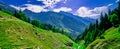Beautiful mountain view of Sonamarg mountain, Jammu and Kashmir state, India Royalty Free Stock Photo