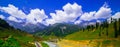 Beautiful mountain view of Sonamarg mountain, Jammu and Kashmir state, India Royalty Free Stock Photo