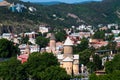 Panoramic beautiful summer view of the old city of Tbilisi, Georgia.