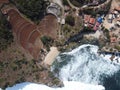 the panoramic beauty of the tourist attraction of Baron Kukup Sepanjang Beach, Gunung Kidul Regency, Yogyakarta Special Region