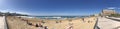 Panoramic of Biarritz beach France Europe 2019