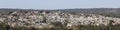 Panoramic bird eye view of city of Jugol. Harar. Ethiopia. Royalty Free Stock Photo