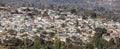 Panoramic bird eye view of city of Jugol. Harar. Ethiopia. Royalty Free Stock Photo