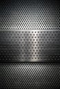 Panoramic Black Metal Background Texture Royalty Free Stock Photo