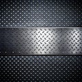 Panoramic Black Metal Background Texture Royalty Free Stock Photo