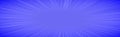 Panoramic blue comic zoom with lines - Vector Royalty Free Stock Photo