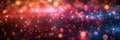 panoramic bokeh background of abstract glitter lights, defocused. Generated by AI Royalty Free Stock Photo