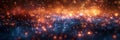 panoramic bokeh background of abstract glitter lights, defocused. Generated by AI Royalty Free Stock Photo