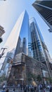 Panoramic buildings of new york in the manhattan area Royalty Free Stock Photo