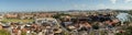 panoramic of Cabo Frio cityscape, Rio de Janeiro, Brazil. Buildings of coastal city