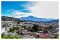 Panoramic of the city of Otavalo Royalty Free Stock Photo